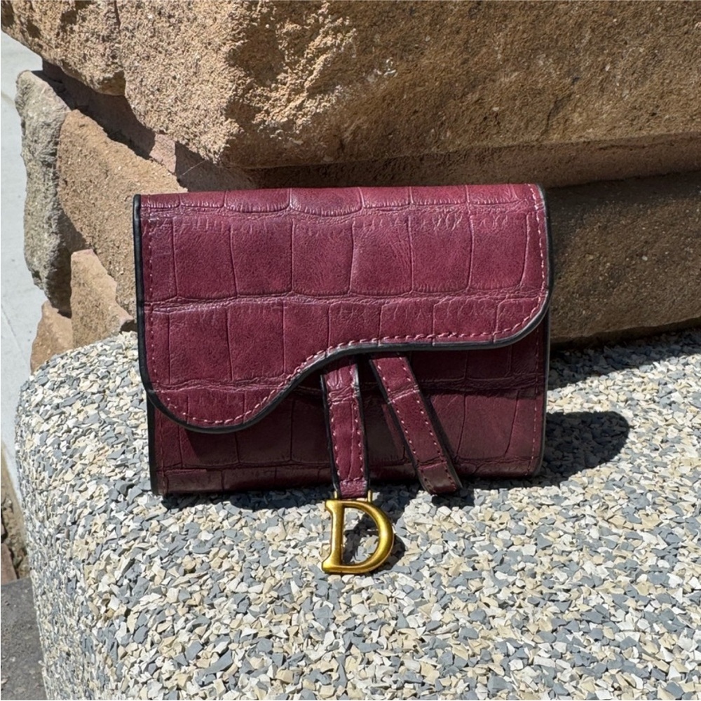 Burgundy wallet